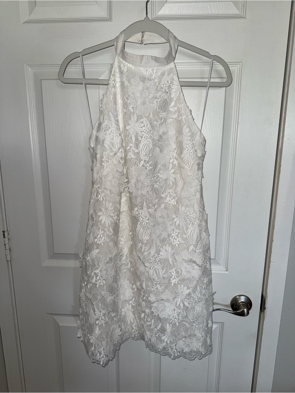 Abercrombie & Fitch White Backless Mini Dress NWOT